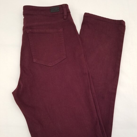 LRL Lauren Ralph Lauren Pinot Noir Wine Premiere Straight Leg Curvy Jean * 8 - Picture 1 of 10
